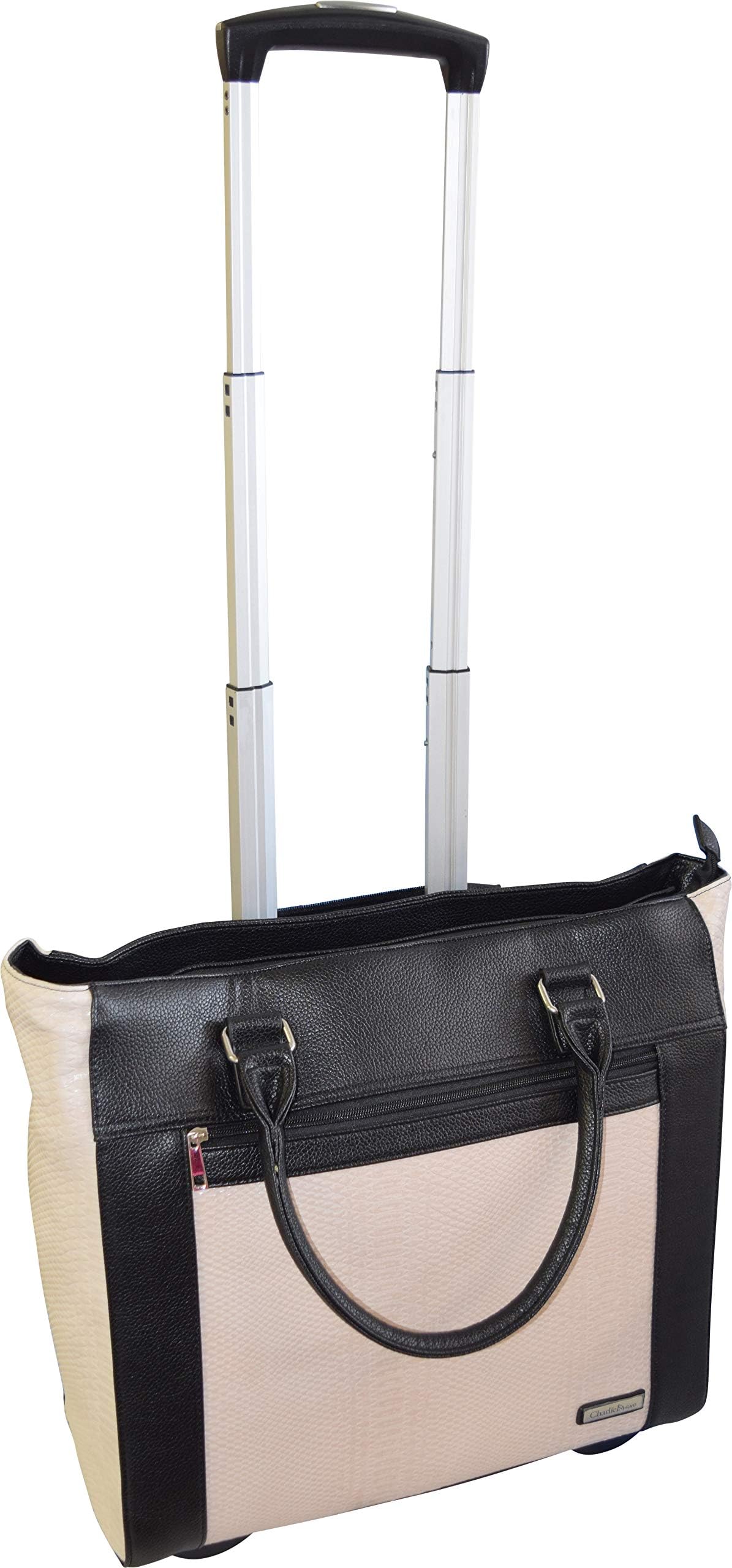 Charlie Bravo by Cabrelli Roller Carry-On Briefcase with 15" Laptop Pocket