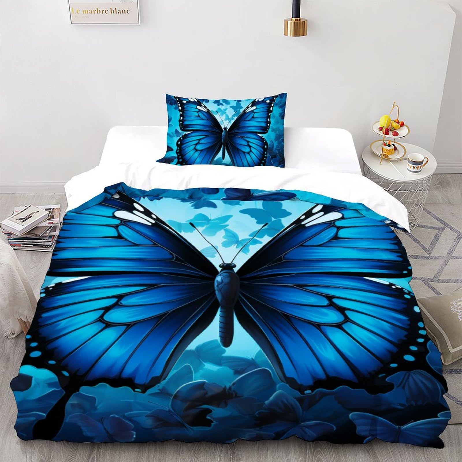Housses de couettes papillon pour transformer une chambre d'enfant branchée