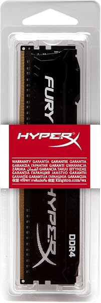HyperX Fury, Memoria Ram de 8 GB (Ddr4, 2400 MHz, Cl15, Dimm Xmp, Hx424C15Fb2/8), 288-pin DIMM, 8 GB (1 x 8 GB), Negro - 4