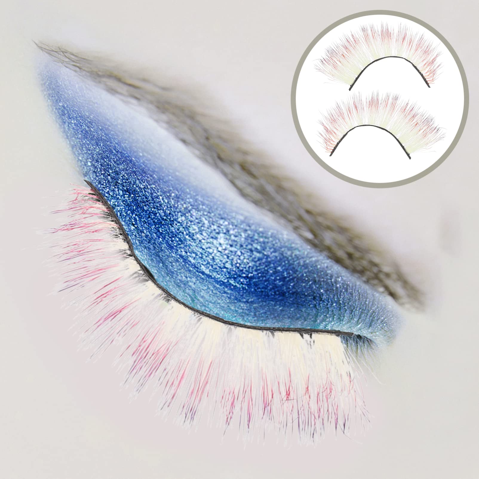 MAGICLULU 5 Set Di Ciglia Finte Ciglia Finte Soffici 3d Extension Per Per Trucco Per Donne Comode Da Indossare Per Cosplay Halloween Fotografia 5 Paia*5