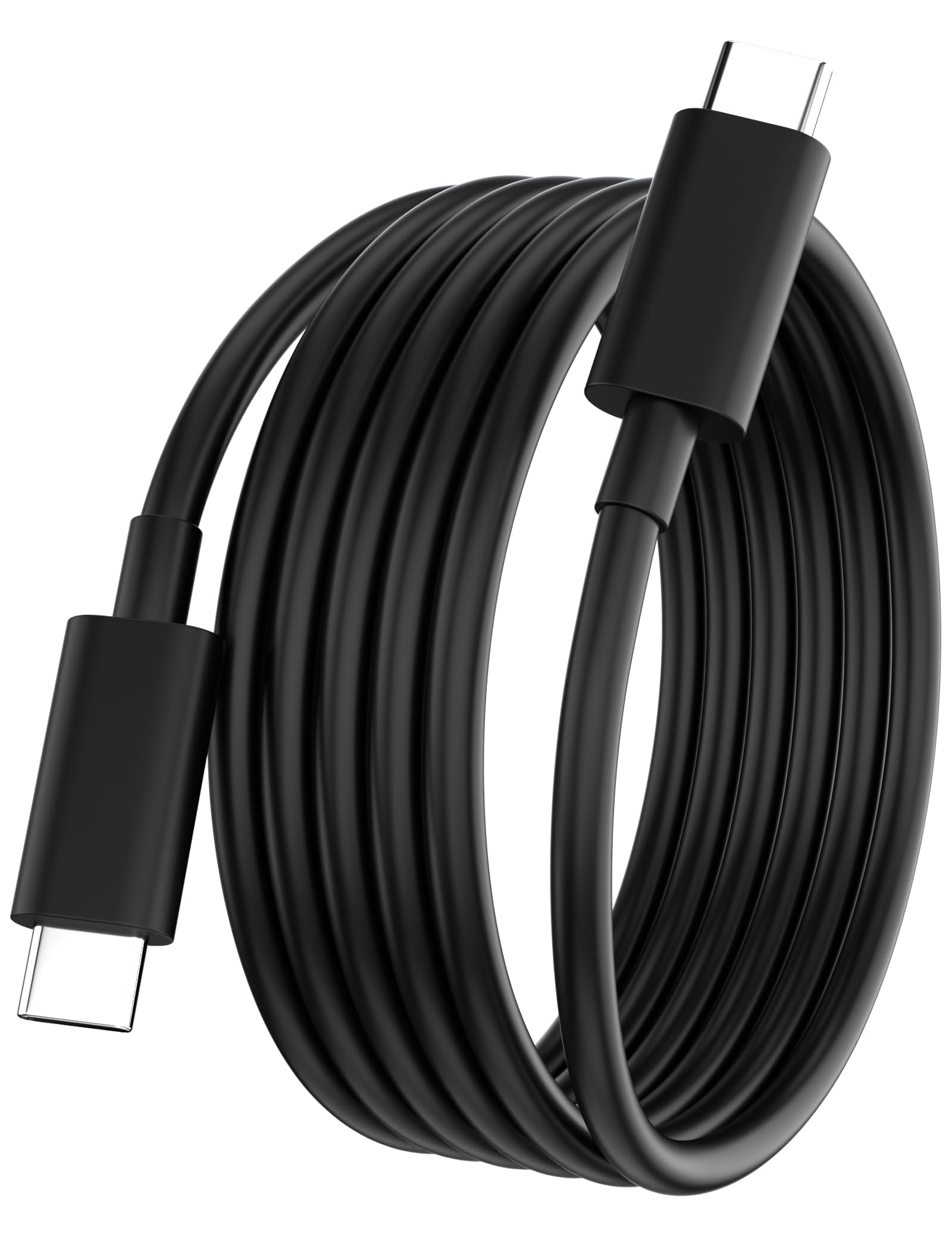 Cable de carga USB C a USB C de 65 W tipo C, cable de carga para laptop HP Spectre Envy/DELL/Chromebook/Thinkpad Yoga/Asus/Acer, para Samsung/MacBook Pro Mini portátil, cable de alimentación de