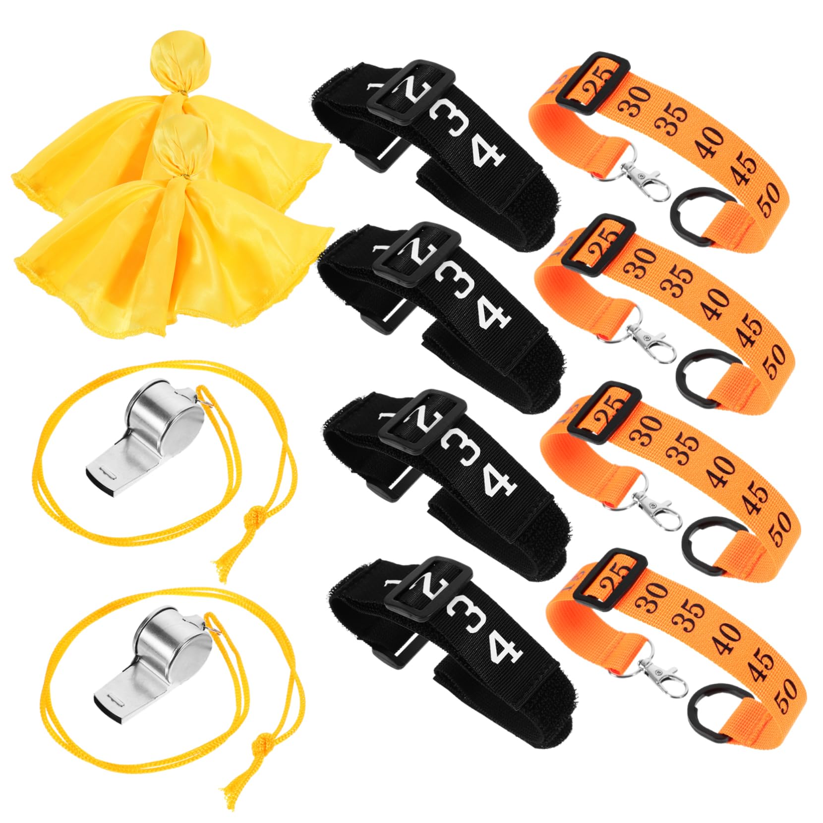 Clip de chaîne d'arbitre Trousse kit de Football kit d'arbitre de compétition kit d'arbitre Standard Clips Clip de chaîne de Football kit d'arbitre de Football Alliage