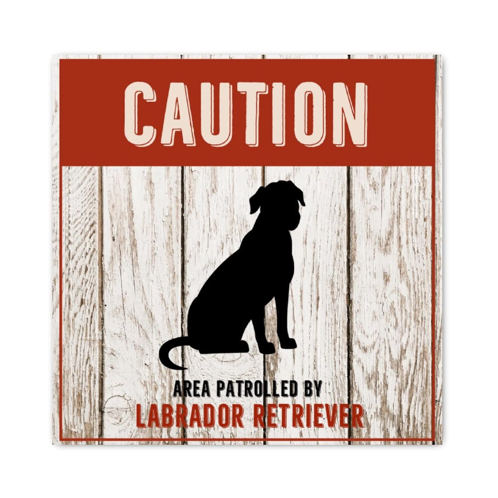 Panneau mural bois Labrador décoration salon rétro chic plaque suspendre 30,5 cm
