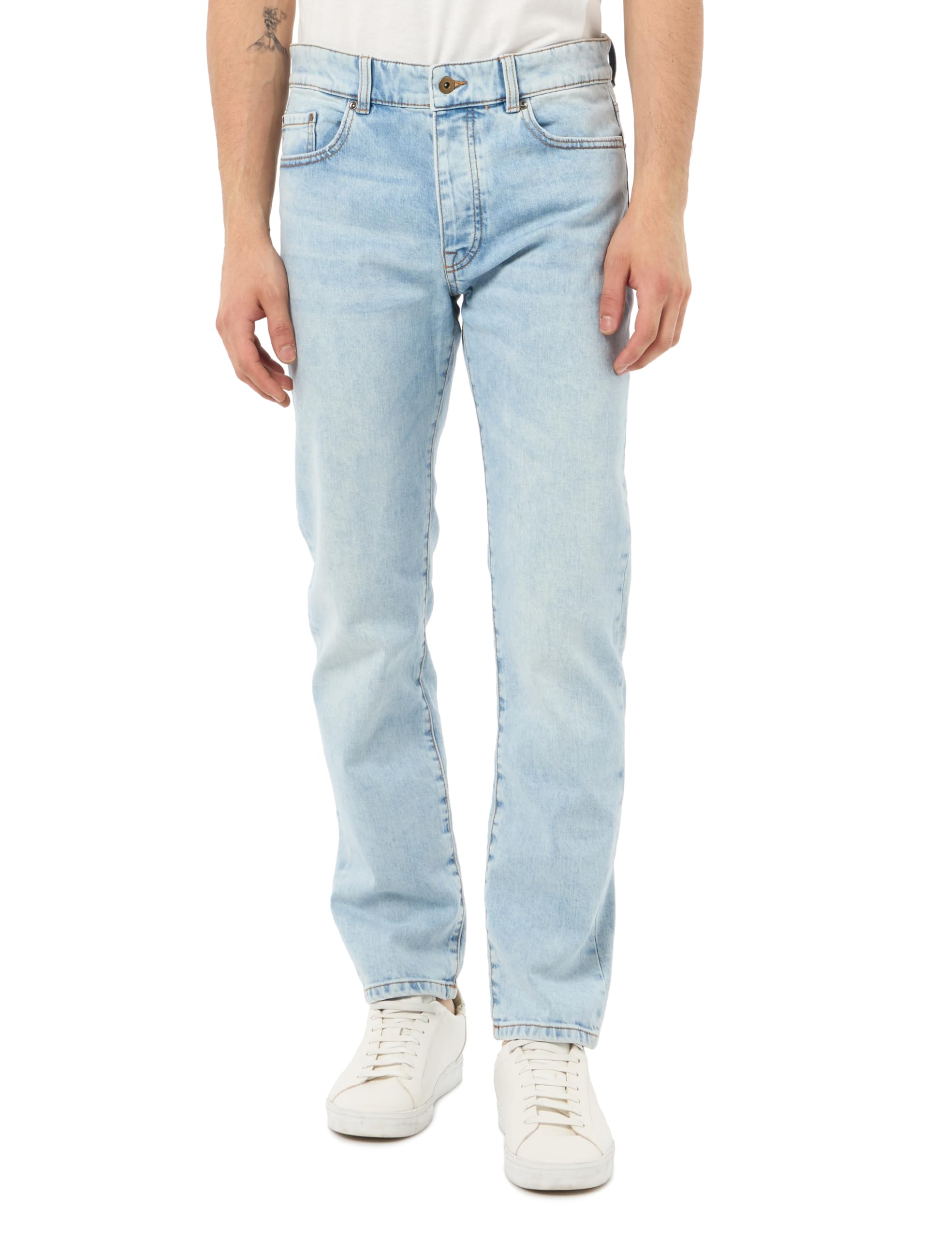 United Colors of Benetton Herren 4mcp57bc8 Hose, blau, 28