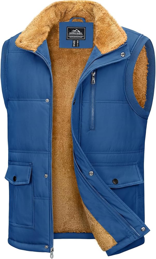 Heren Outdoor bodywarmer van fleece in eclipse navy | NL
