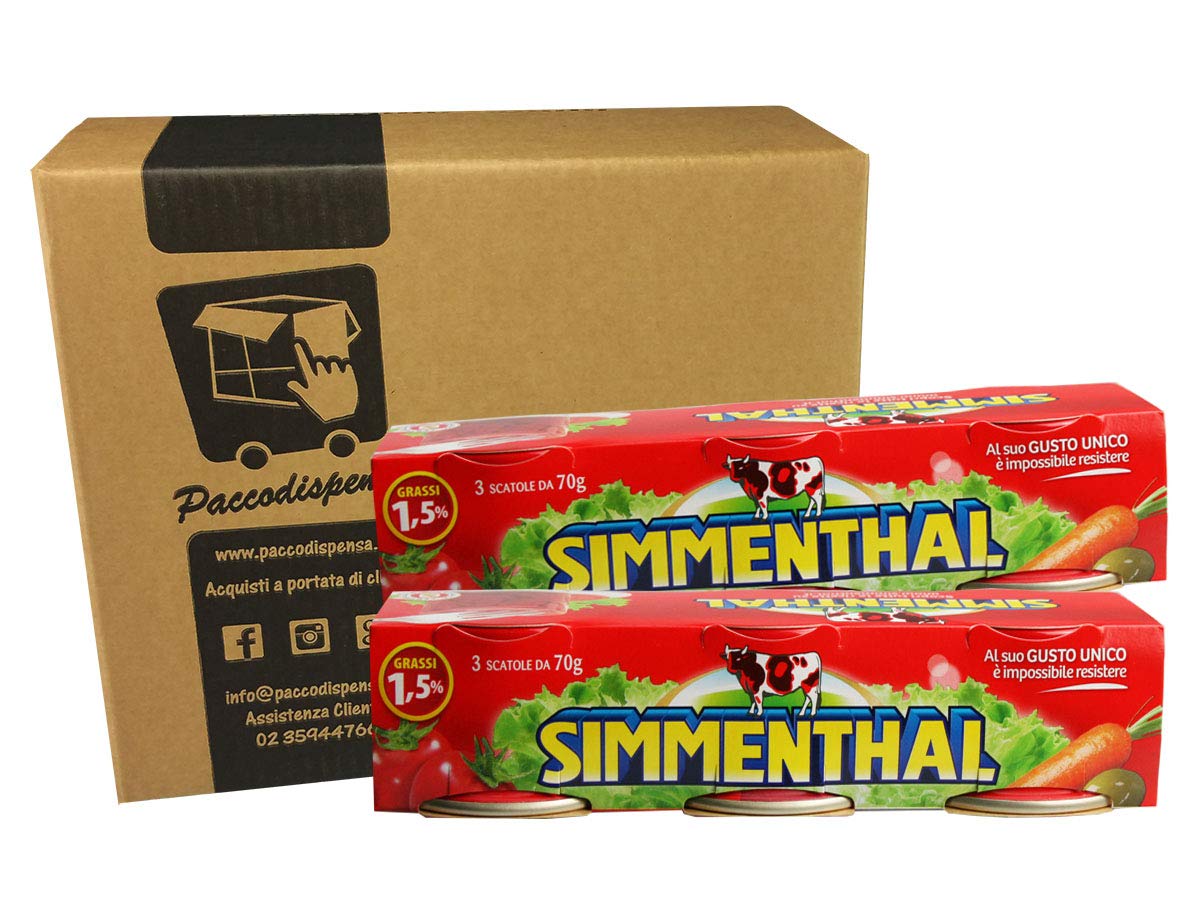 Simmenthal lessata 70 gr. x 3 - (16 Conf. x 3= 48 pezzi)