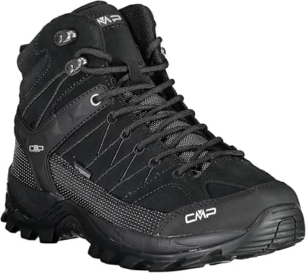CMP Rigel Mid Mens Waterproof Hiking Boots Trail Shoes with Ankle Support & All-Terrain FullOn GRIP Sole