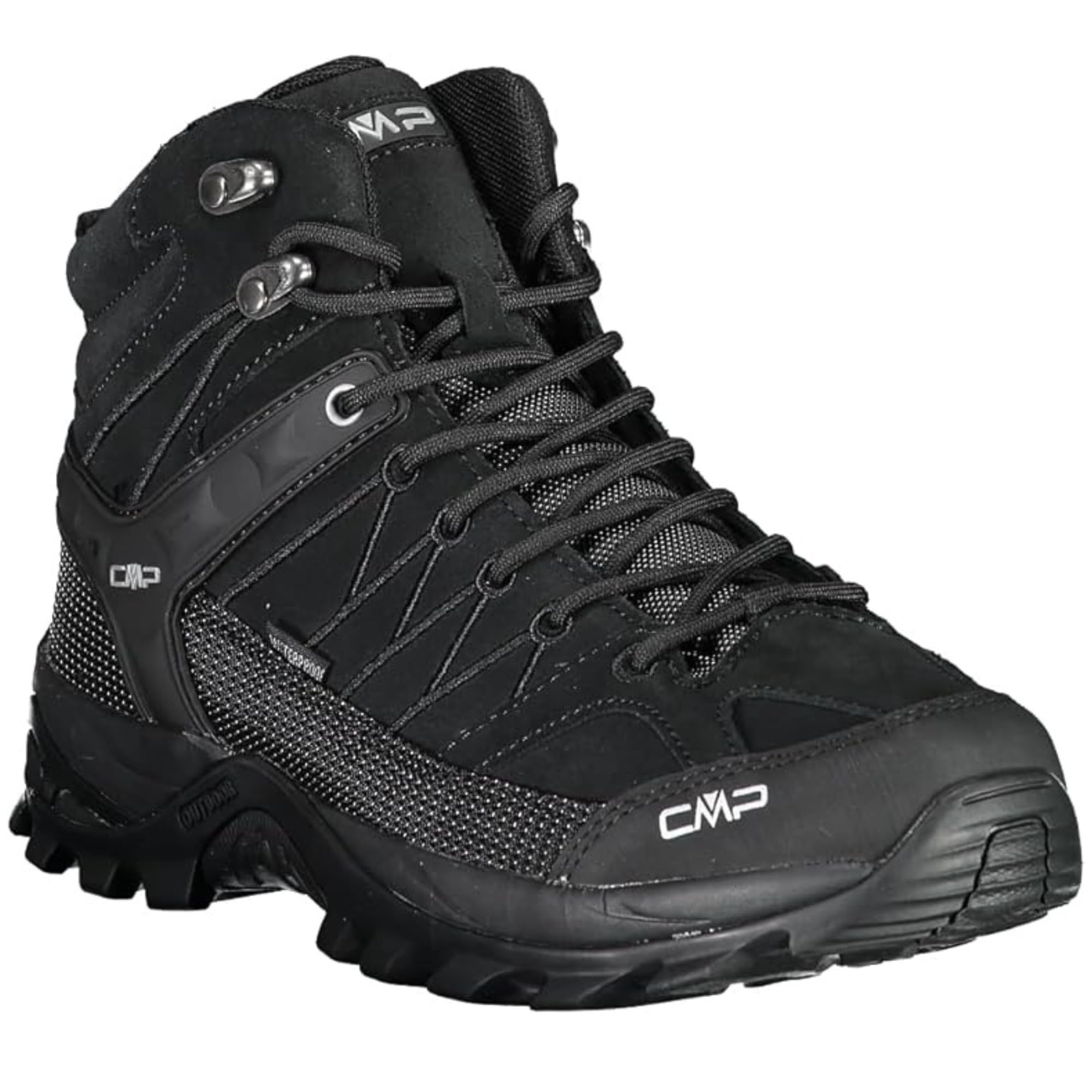 CMP Rigel Mid Men’s Waterproof Hiking Boots – Trail Shoes with Ankle Support & All-Terrain FullOn GRIP Sole