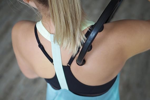 Trigger Point Massager Sapura Health German Use Handle Self Massage Device Fascia Adhesions Release Trigger Point Self Massage Device Neck Loosen Massager for Shoulders and Back Effective Relief Trigger Point Massage