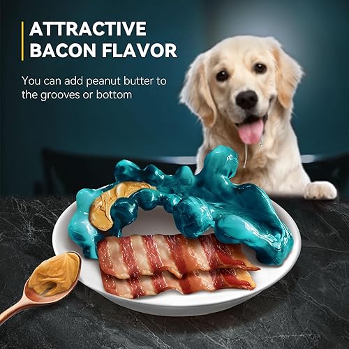 Miniatura 6 de Juguetes indestructibles para perros masticadores agresivos, juguetes de nailon para masticadores agresivos, juguetes duraderos para perros grandes