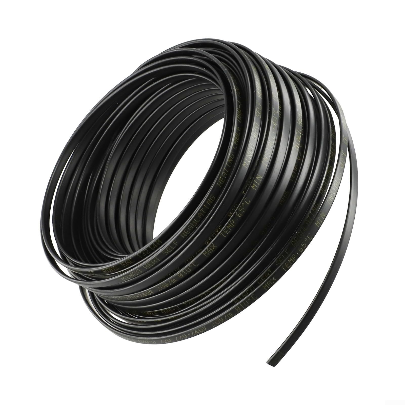 Cavo Riscaldante Autolimitante 50m 20W/M Antigelo(50M) | Tecnologia autolimitante, nessun termostato necessario, per per tubi domestici e drenaggio, per sicuro ed efficiente