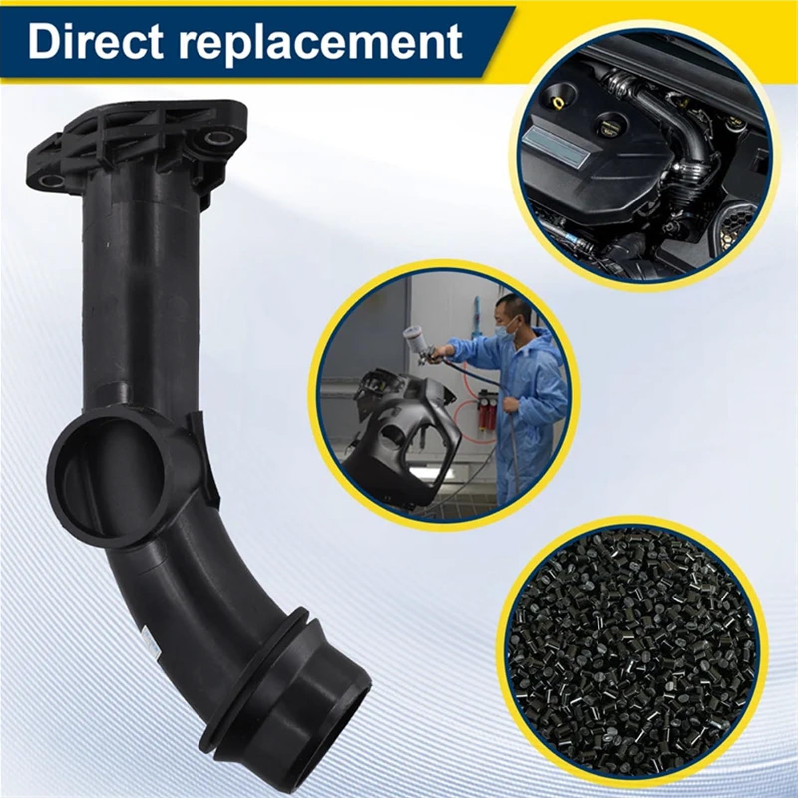 Pression Convertisseur Valve Tuyau d'admission d'air pour turbocompresseur voiture, pour Focus 2019 – 2022 JX61-6F072EAA