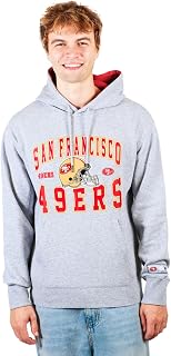 Ultra Game Mens NFL Official Supremely Soft Full Zip Hoodie Jacket