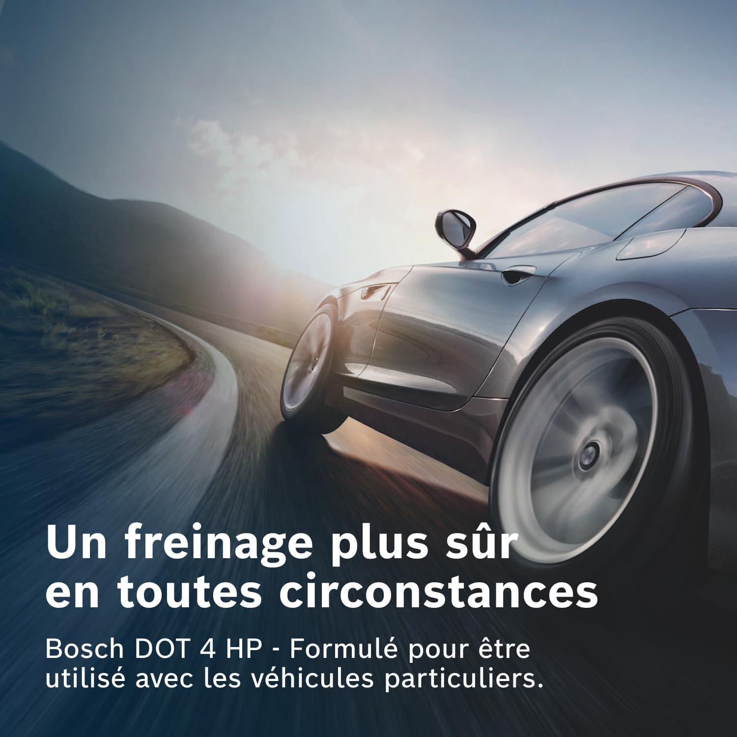 Bosch DOT4 HP Brake Fluid - 5L | Pour Tous les Véhicules Modernes Équipés de Freins ABS et ESP