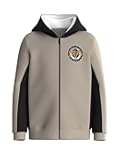 boys Eco Fleece Contrast Hooded Sweatshirt