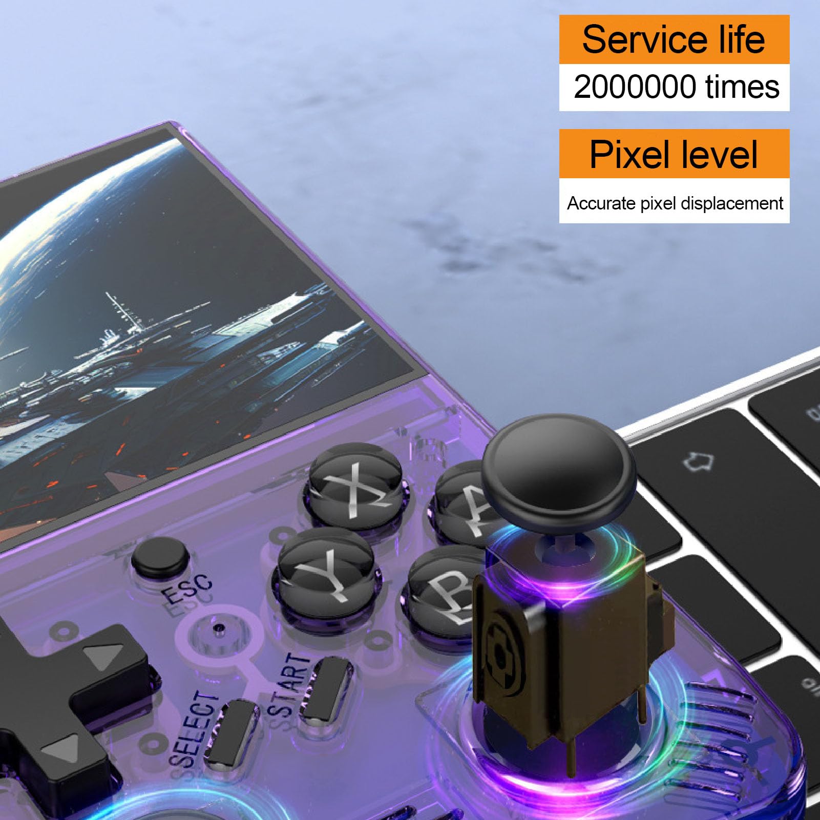 TOPINCN Handheld Game Console Portable Gaming Device 3.5in IPS LCD (#3)