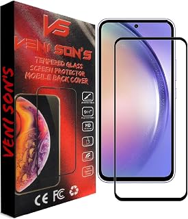 VENI SON'S Scratch And Tear Resistant, Crystal Clear Edge to Edge Tempered Glass Screen Protector Guard Compatible With In... Price In India