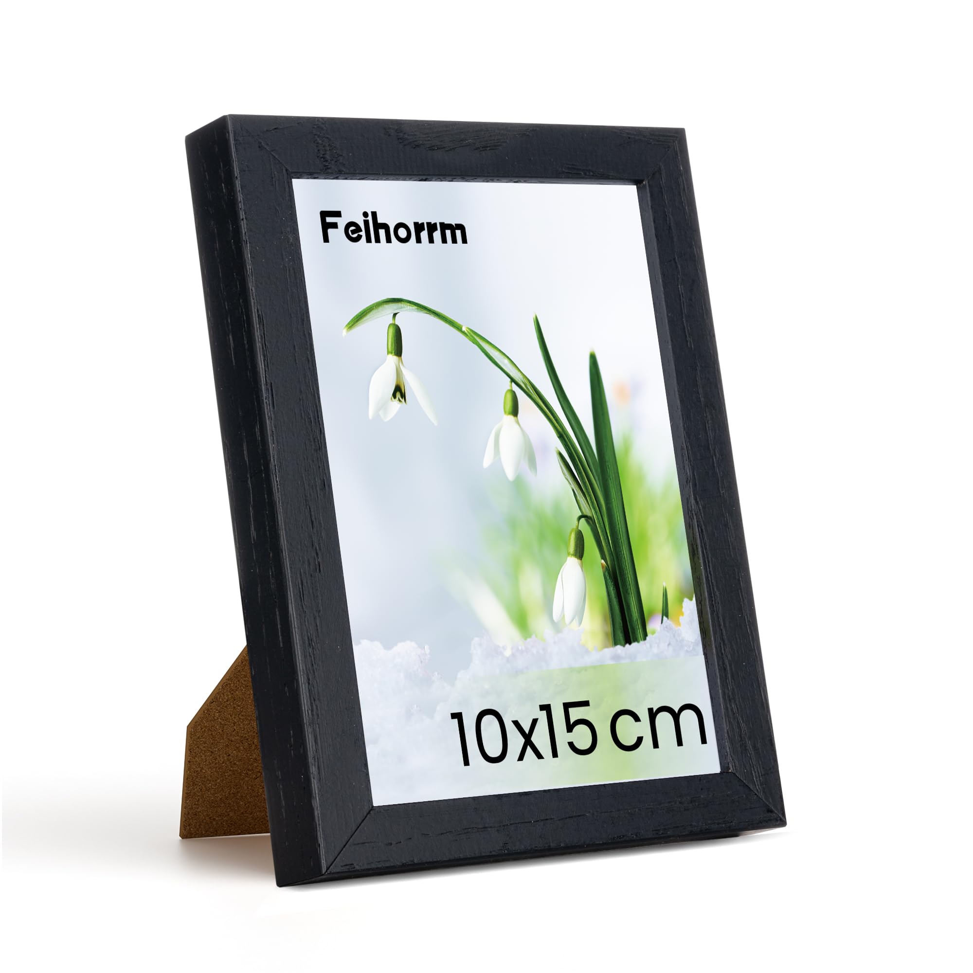 Feihorrm Bilderrahmen, Vintage Fotorahmen aus Holz, Dekorative Fotorahmen