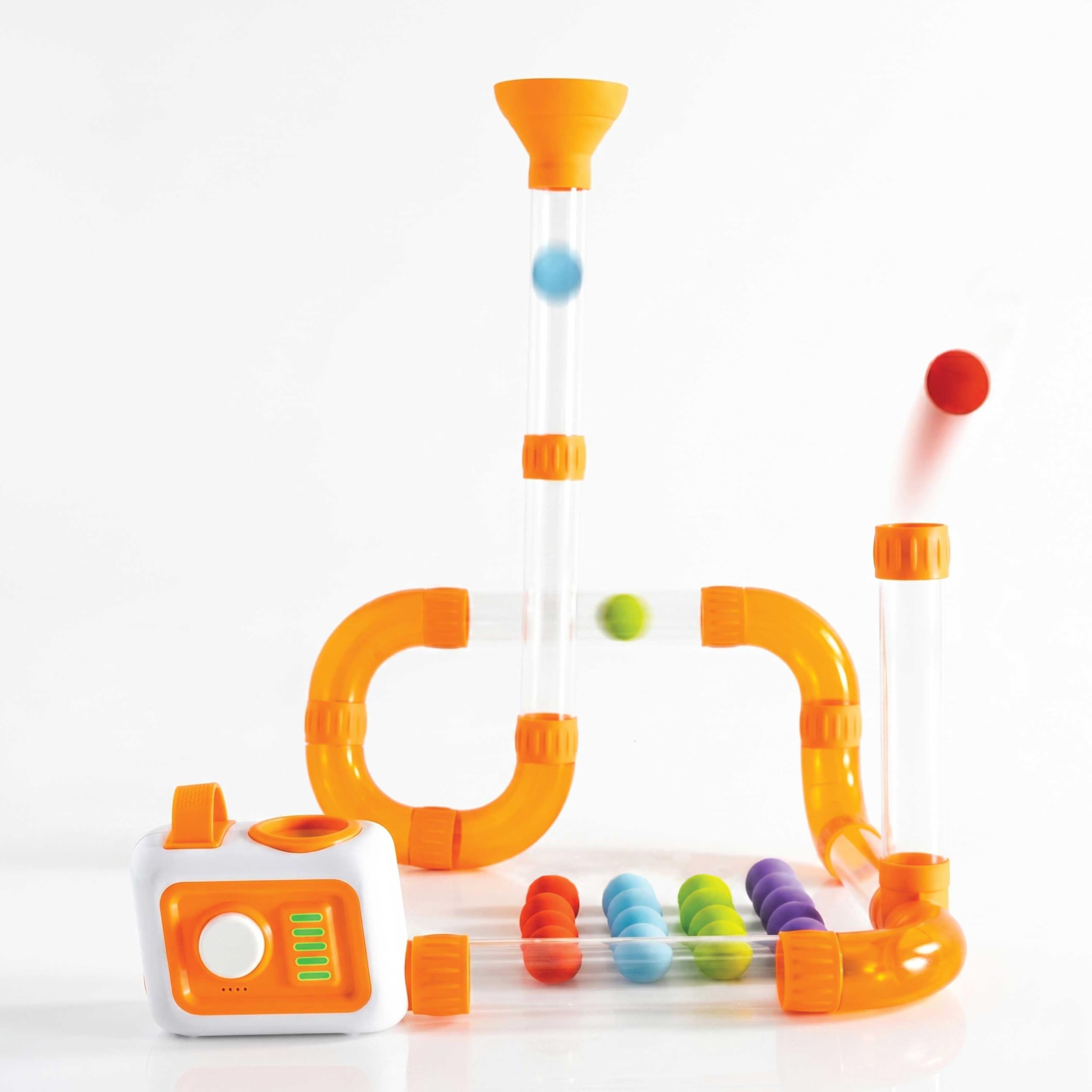 Fat Brain Toys Air Toobz Evo, Original Air-Powered STEM Building Toys for Kids & Teens, K…