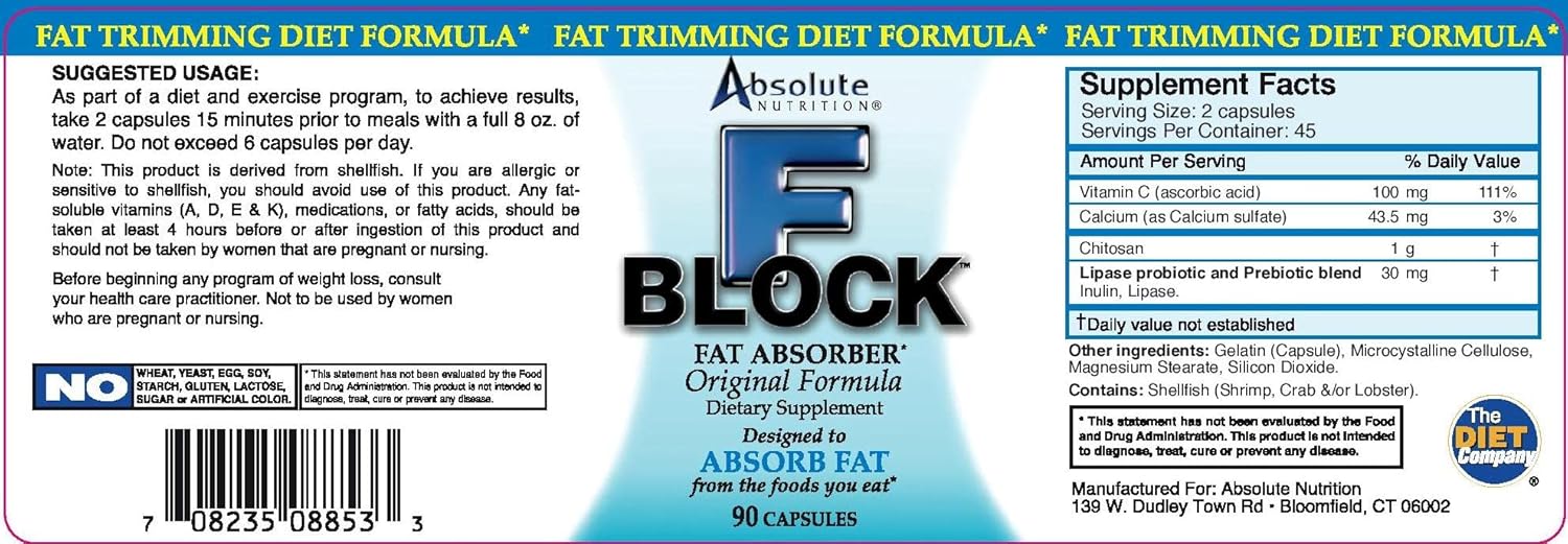 Absolute Nutrition, Carb Blocker and Fat Blocker, Dynamic Duo : Everything Else