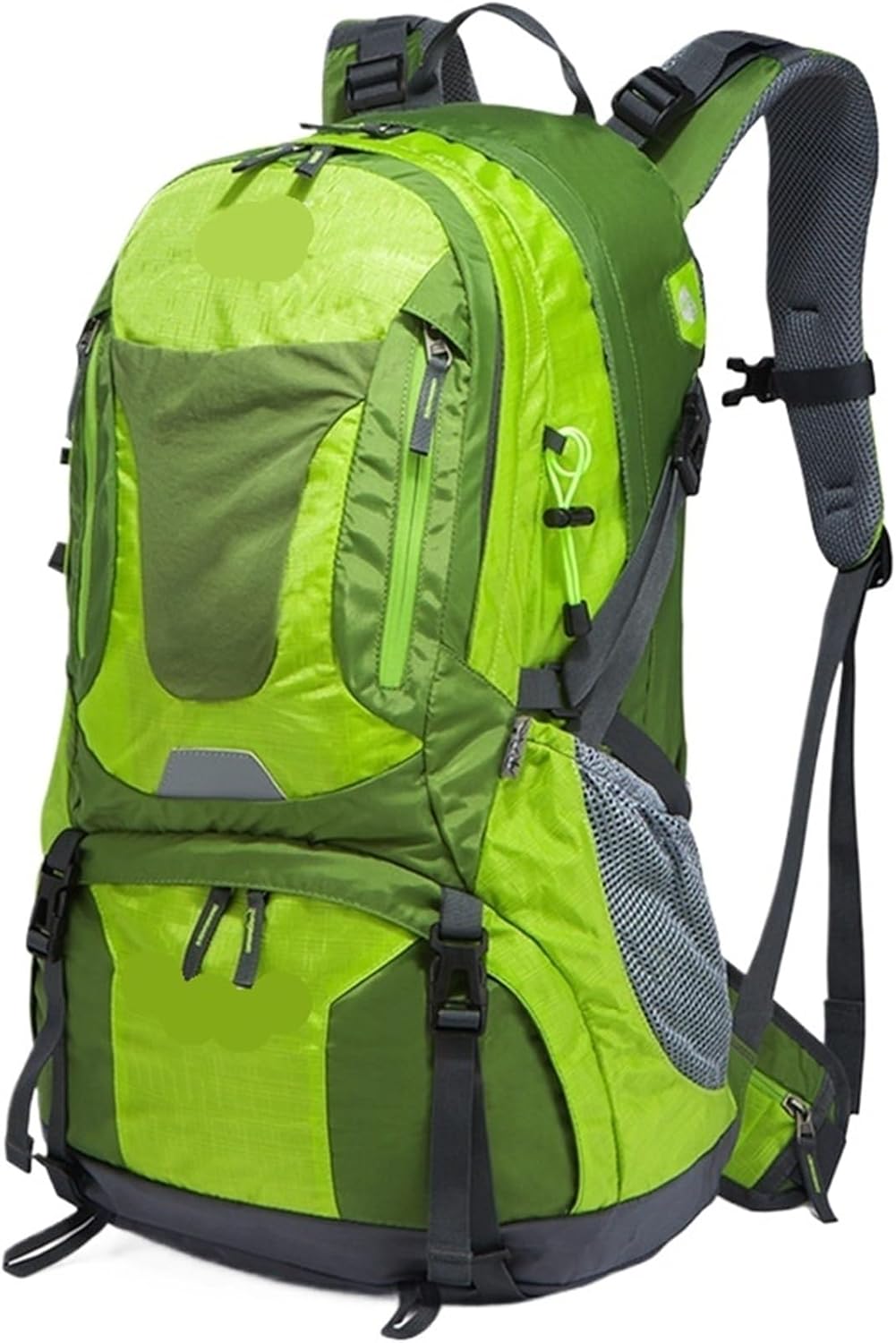 50L Breathable & Waterproof Outdoor Sports Backpack – Large Capacity For Mountaineering & Outdoor Adventures(Black with logo.)