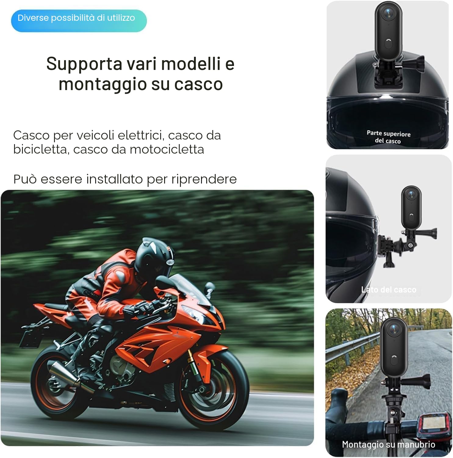 Zeerkeer Micro Action Cam 1080p con Grandangolo da 120°, Telecamera per Ciclismo Moto Videocamera POV Camera per Animali Nascoste da Esterno Body Cam e Accessori Clip Magnetica Posteriore