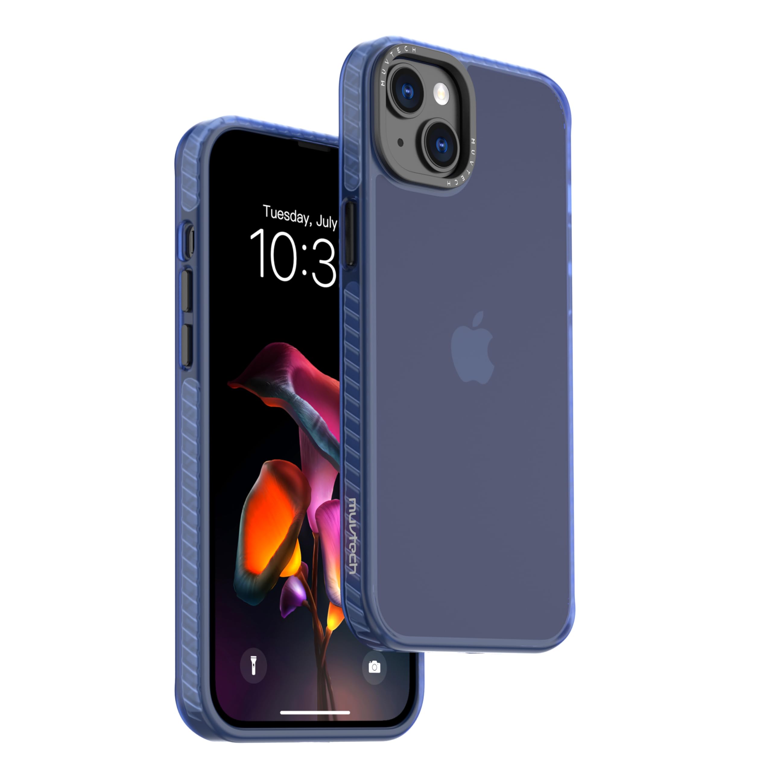 Muvtech Back Cover for iPhone 15 Series with 360°S-ShockPro Technology |3-in-1 Hybrid Design (TPU, PC & TPE) - Impact-Proof, Anti-Scratch, Anti-Microbial Features Case. (iPhone 15, Blue) (B0CSRNXYYR) Amazon Price History, Amazon Price Tracker
