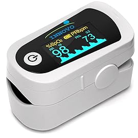 Innovo FSA/HSA Eligible iP900BP-B Fingertip Pulse Oximeter, Blood Oxygen Monitor with Free App, Plethysmograph, and Perfusion Index (with Bluetooth)