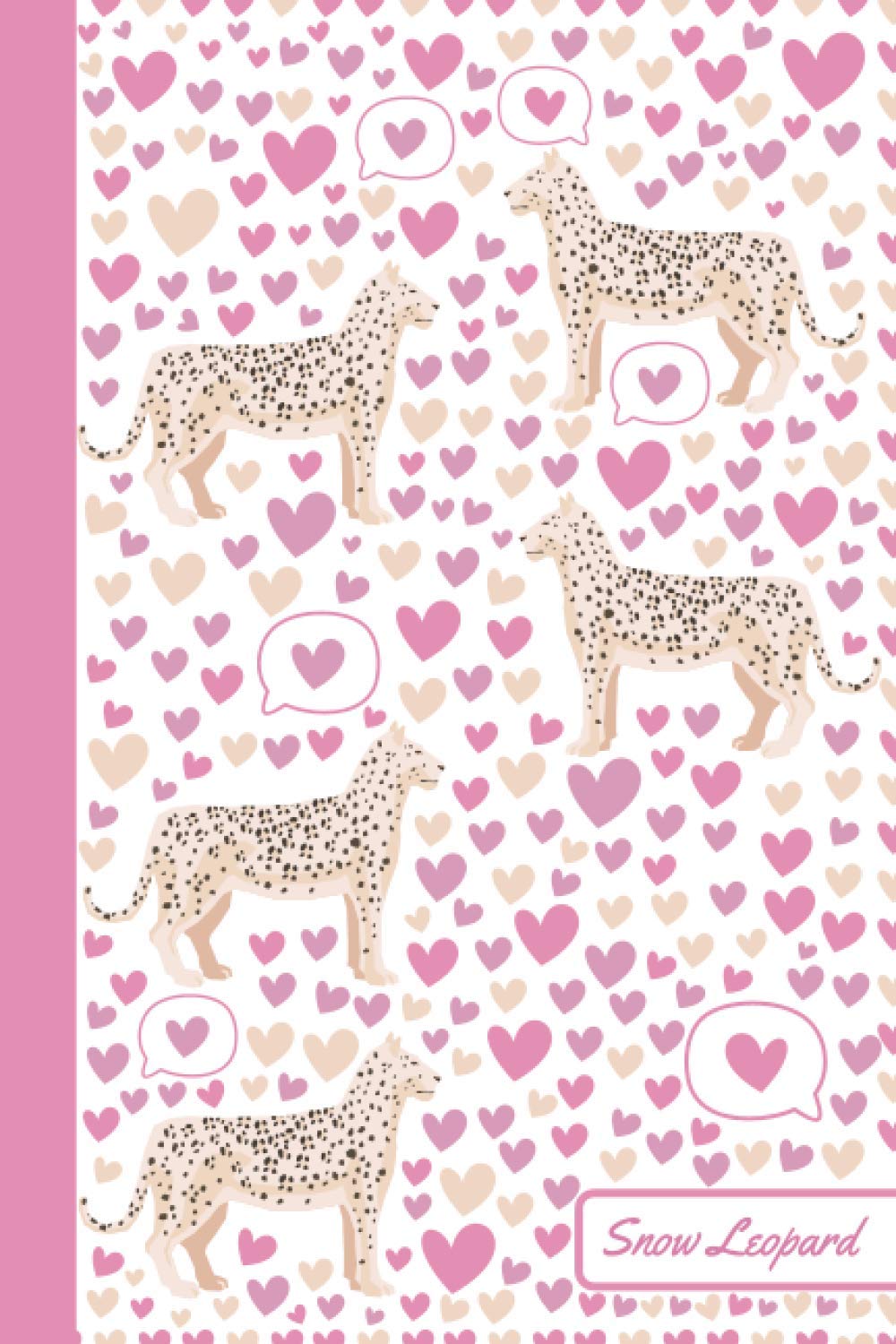 Snow Leopard: Notebook | Cute, Funny Diary | (Snow Leopard Lovers) Journal | 6x9 | 110 Pages | Blank Lined Journal For Gift