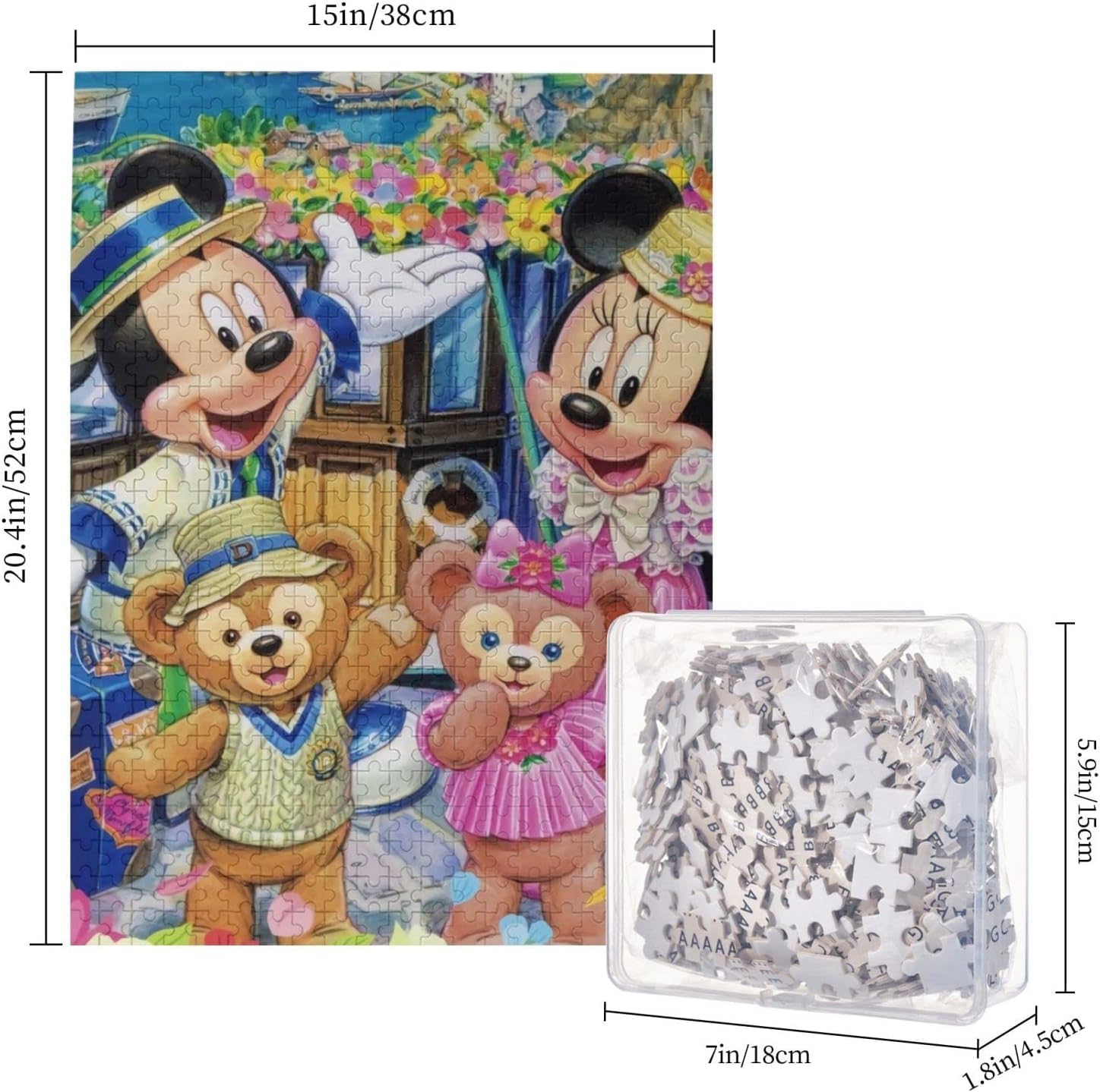 Amazon | ミッキーマウス 200 ピース ジグソーパズル 木製 減圧