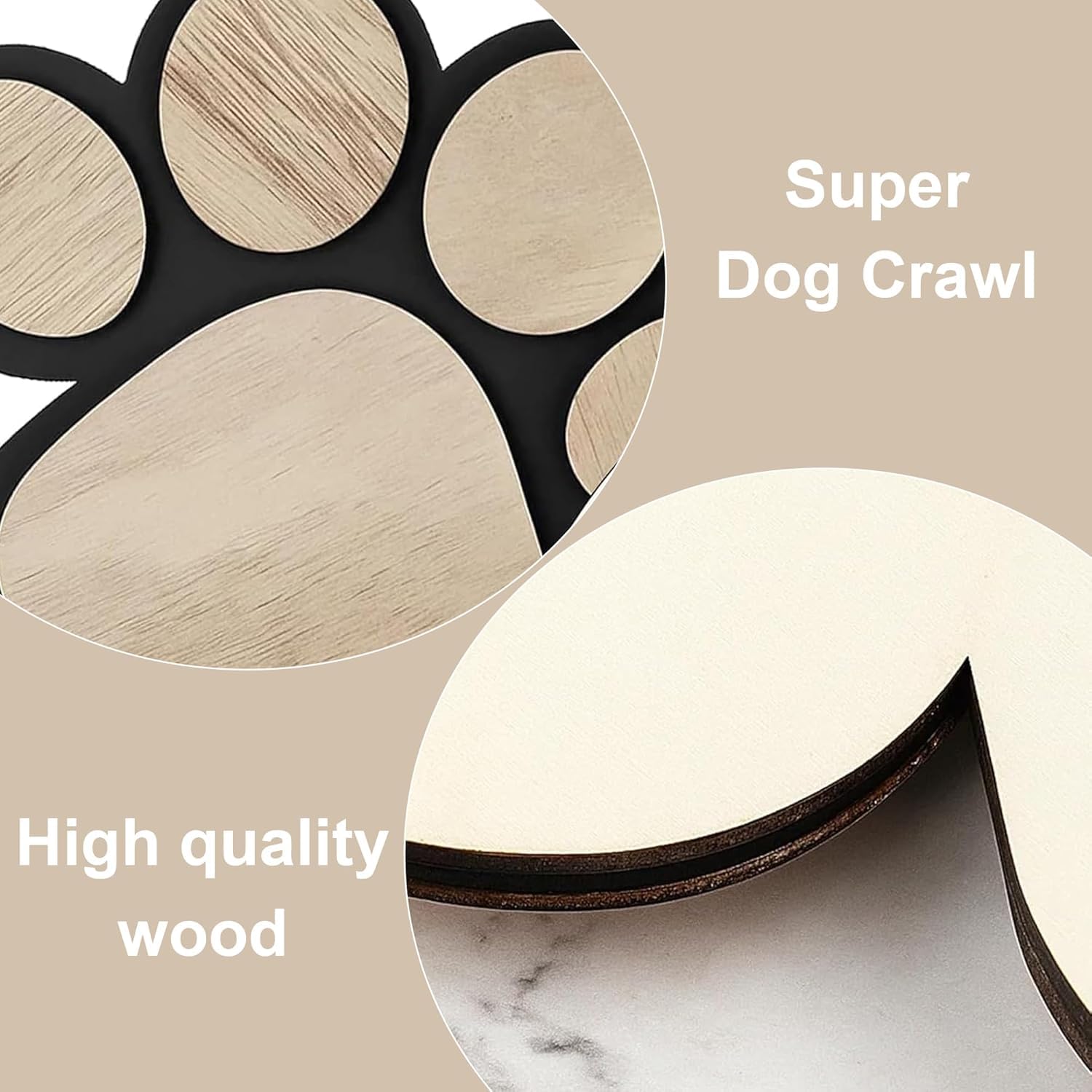 2 Piezas Perchero para Perros con Ganchos Madera Porta Pared para Correas Soporte Para Guardar Correas, Collares Y Llaveros De Perro; Ideal Para Los Amantes De Los Perros