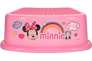 Disney Minnie Mouse "Smile" Mighty Step Stool: A Fun and Secure Step for Kids