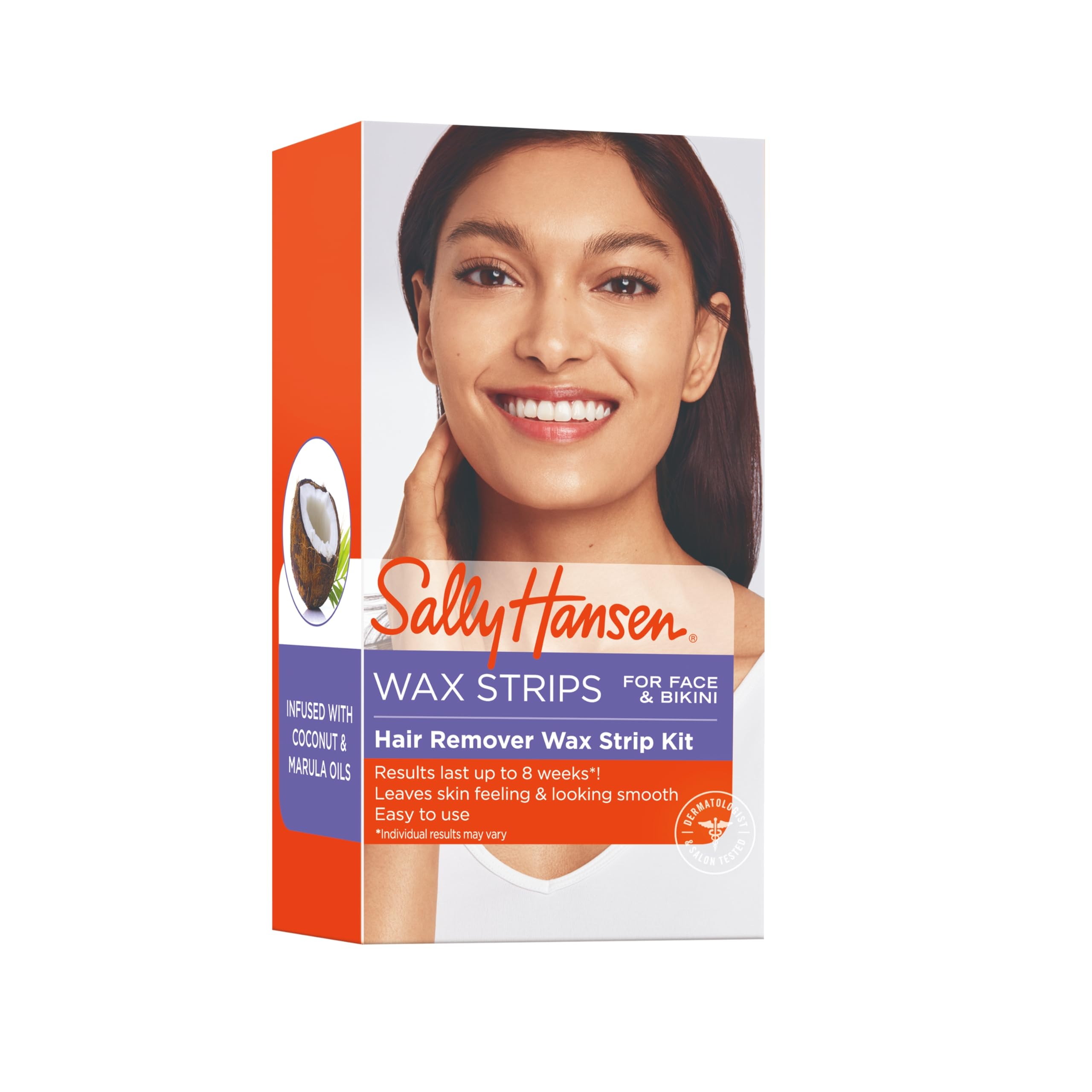 Hair Removal by Sally Hansen Hair Remover Wax Strip Kit