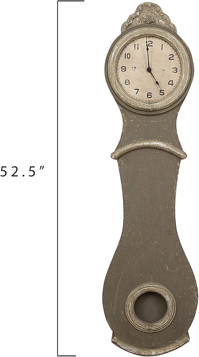 Reloj de Pared Vintage de Madera Recuperada 52 pulgadas miniatura 3