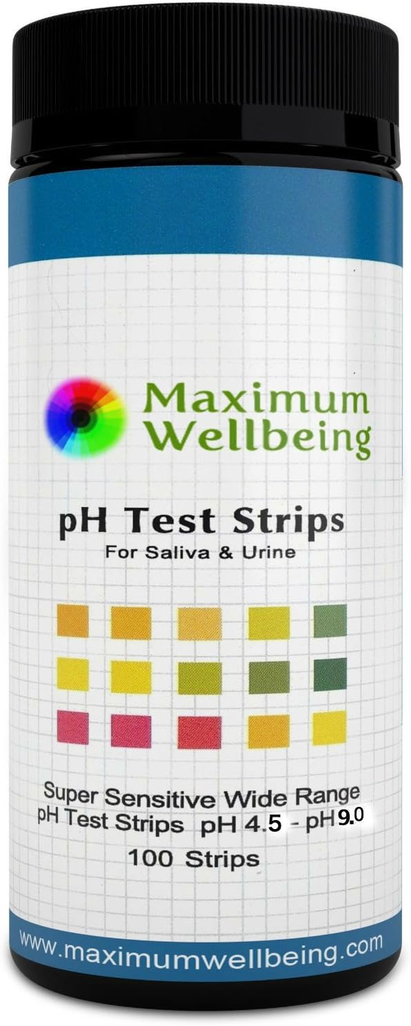 The Original Premium Quality Ph Test Strips for Urine and Saliva. A Fast, Accurate Way to Test Your Body Acid Alkaline Balance. More Accurate Than Litmus Paper or Ph Paper.