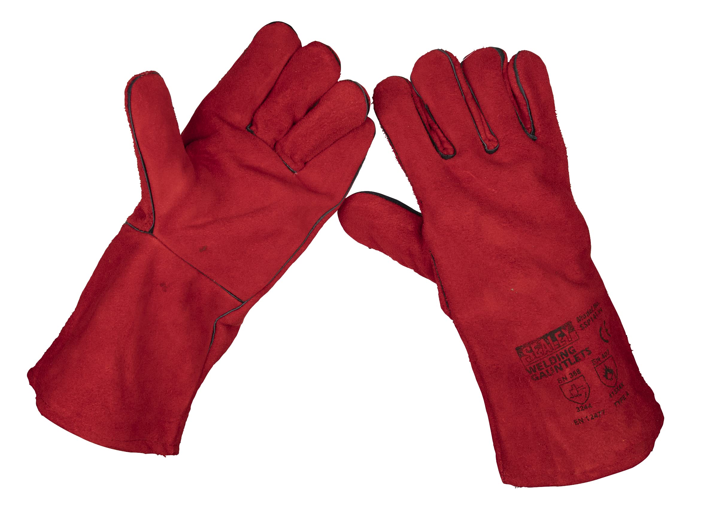 Sealey Lined Leather Welding Gauntlets