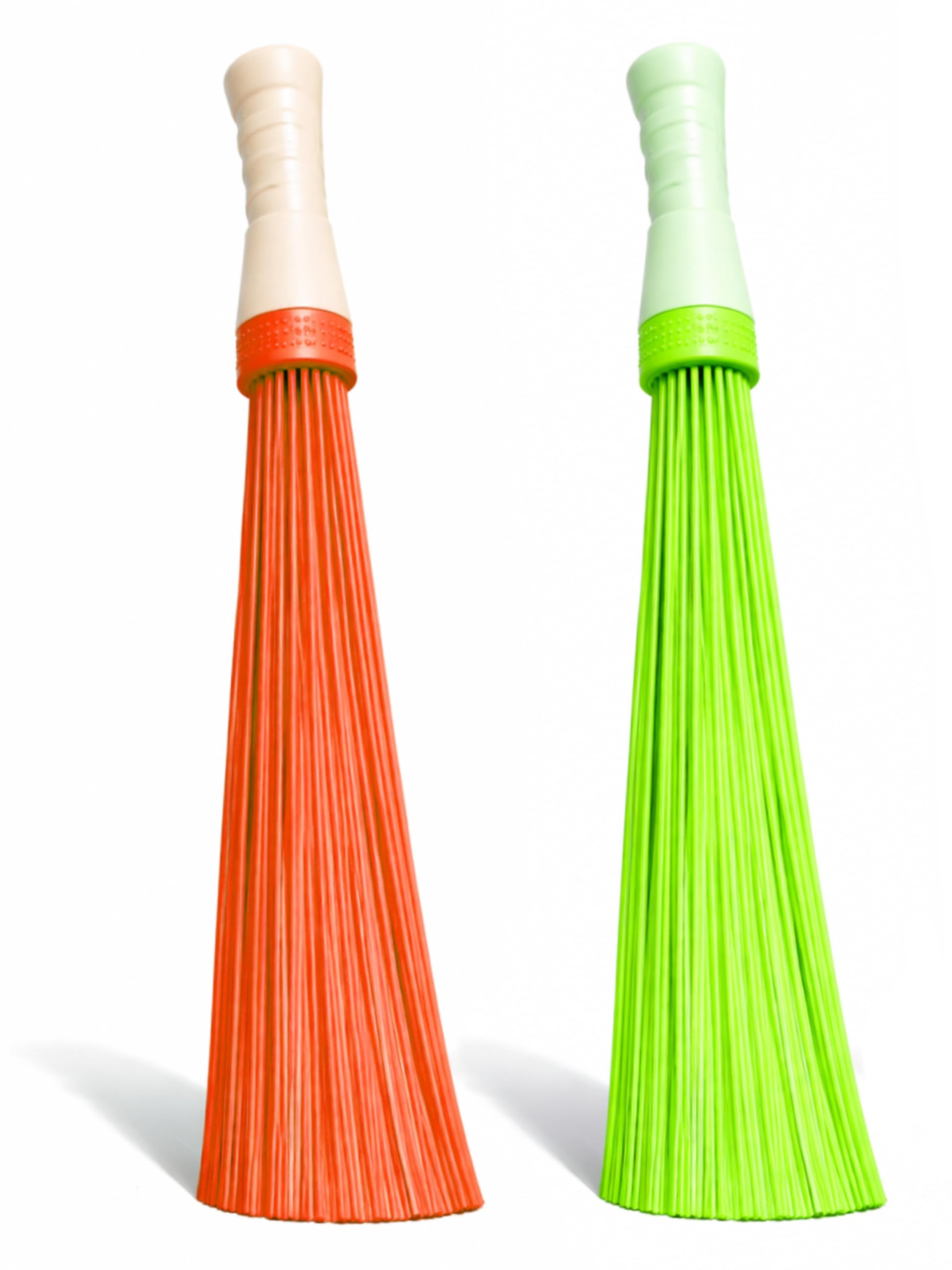 Plastic Broom Stick for Bathroom Cleaning | 60 Hard Fiber Bristles | Wet & Dry Toilet Floor Jhadu | Smart Grip Handle | 22 Inch Heavy Duty Multicolor Kharata Broom for Home & Bathroom Use (2)-image-19