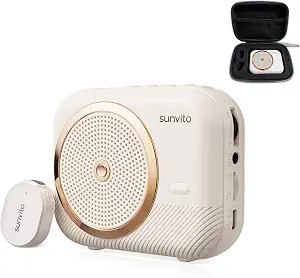 Voice Amplifier for Teachers with Wireless Lavalier Microphone