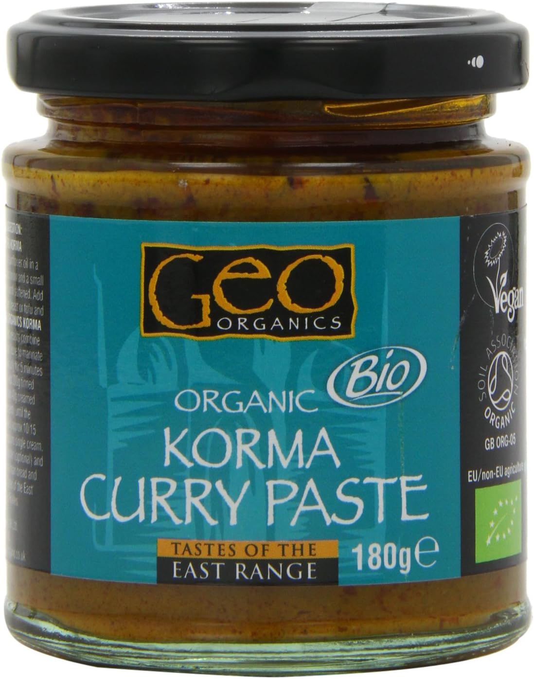 Geo Organics Organic Korma Curry Paste (Pack of 6)