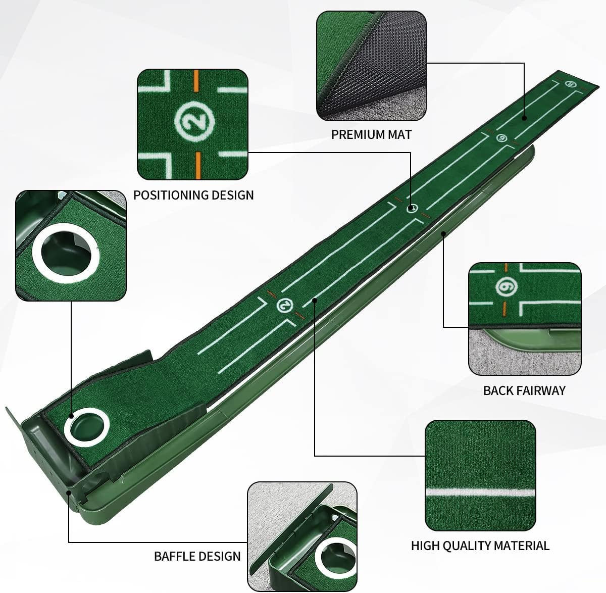 Roll-A-Putt Putting Mat | Perfect Practice Putting Mats
