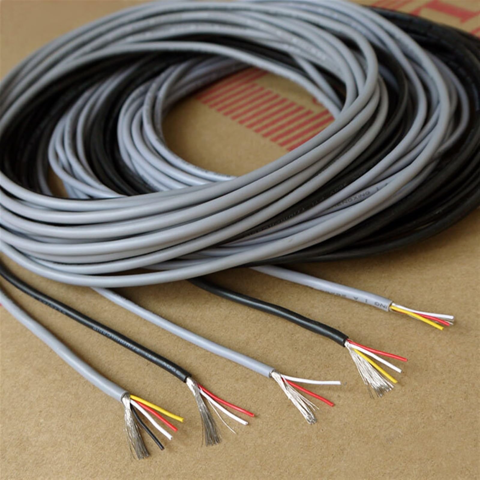 cable apantallado, Copper Channel Audio,Connector Loom(30 Awg,5Cores)