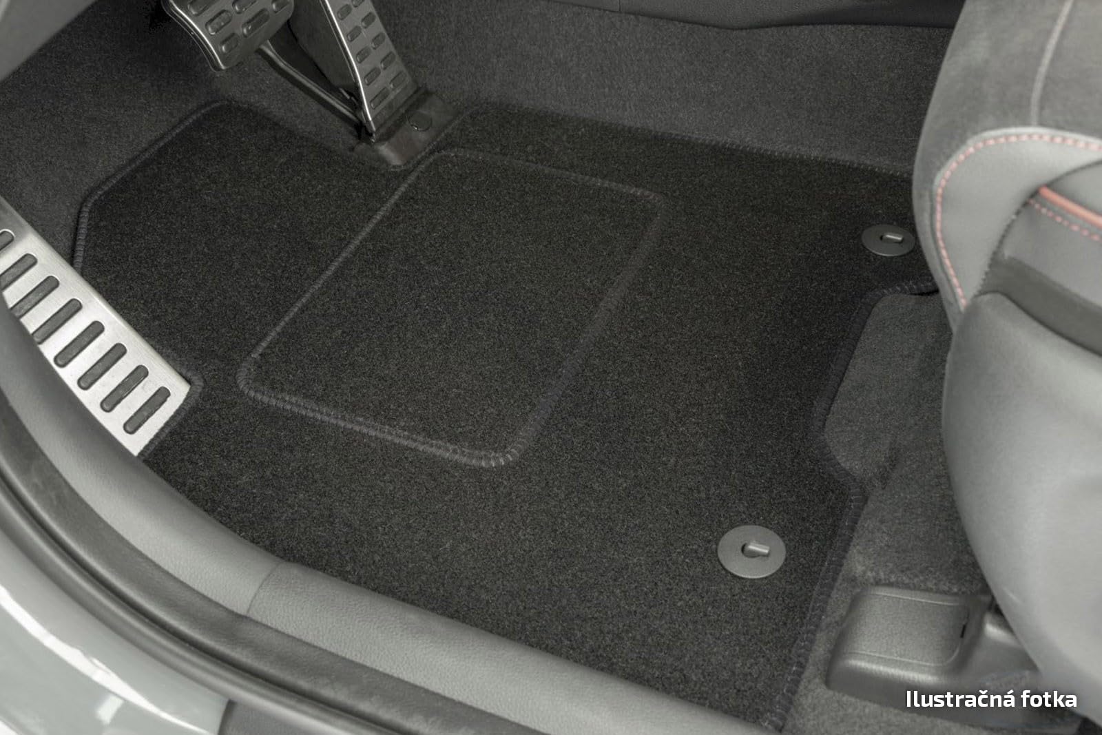 J&J AUTOMOTIVE | Alfombrillas de Terciopelo para Coche aptas para Swift 2005 – 2010, Ajuste Exacto, Antideslizante Redondo y Reforzado en la Zona del Pedal