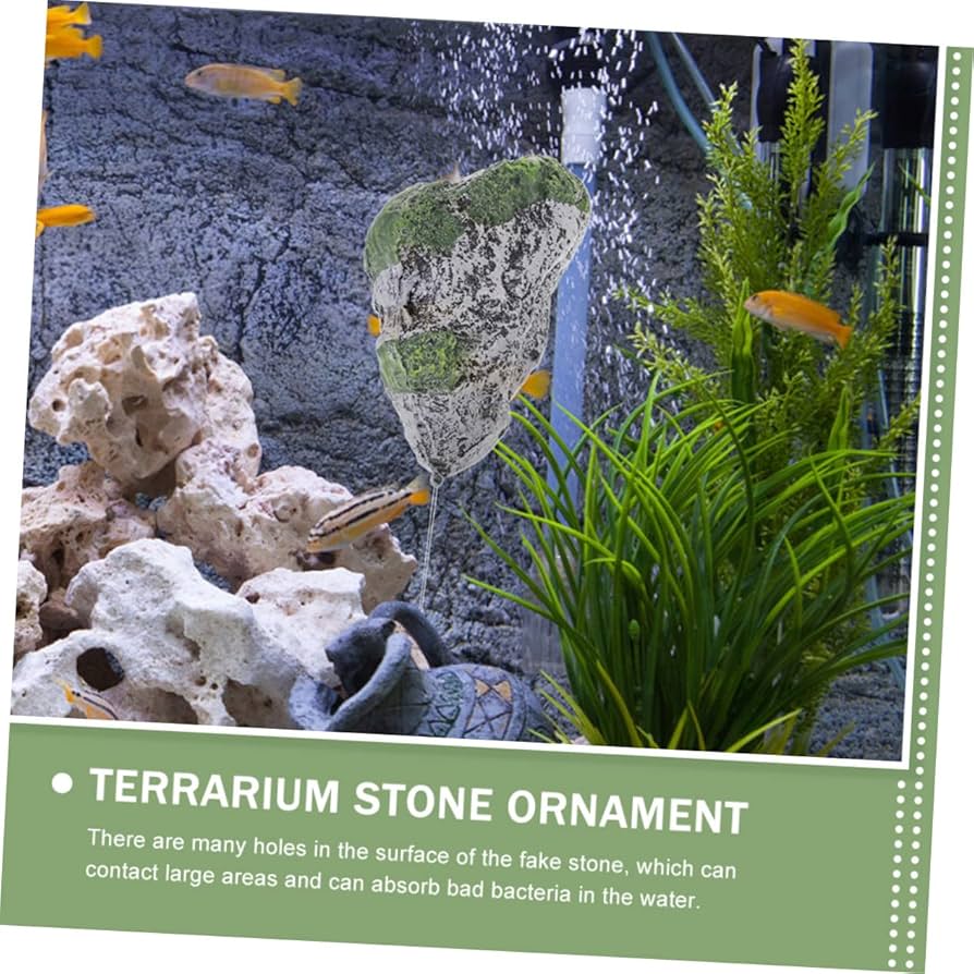 60x30x36cm水槽用レイアウト苔付け(フェイク苔) Amazon.co.jp: TOGEVAL 仿真浮 水族 用装飾 ストーン レー な の