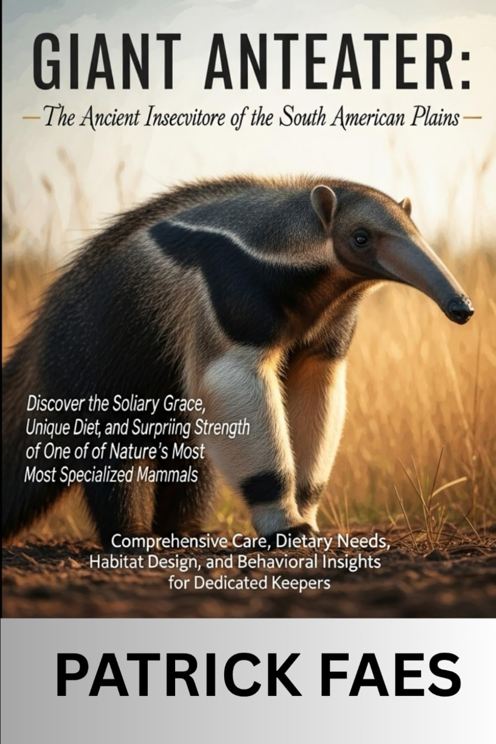 GIANT ANTEATER: Comprehensive Care, Dietary Needs, Habitat Design, and Behavioral Insights for Dedicated Keepers