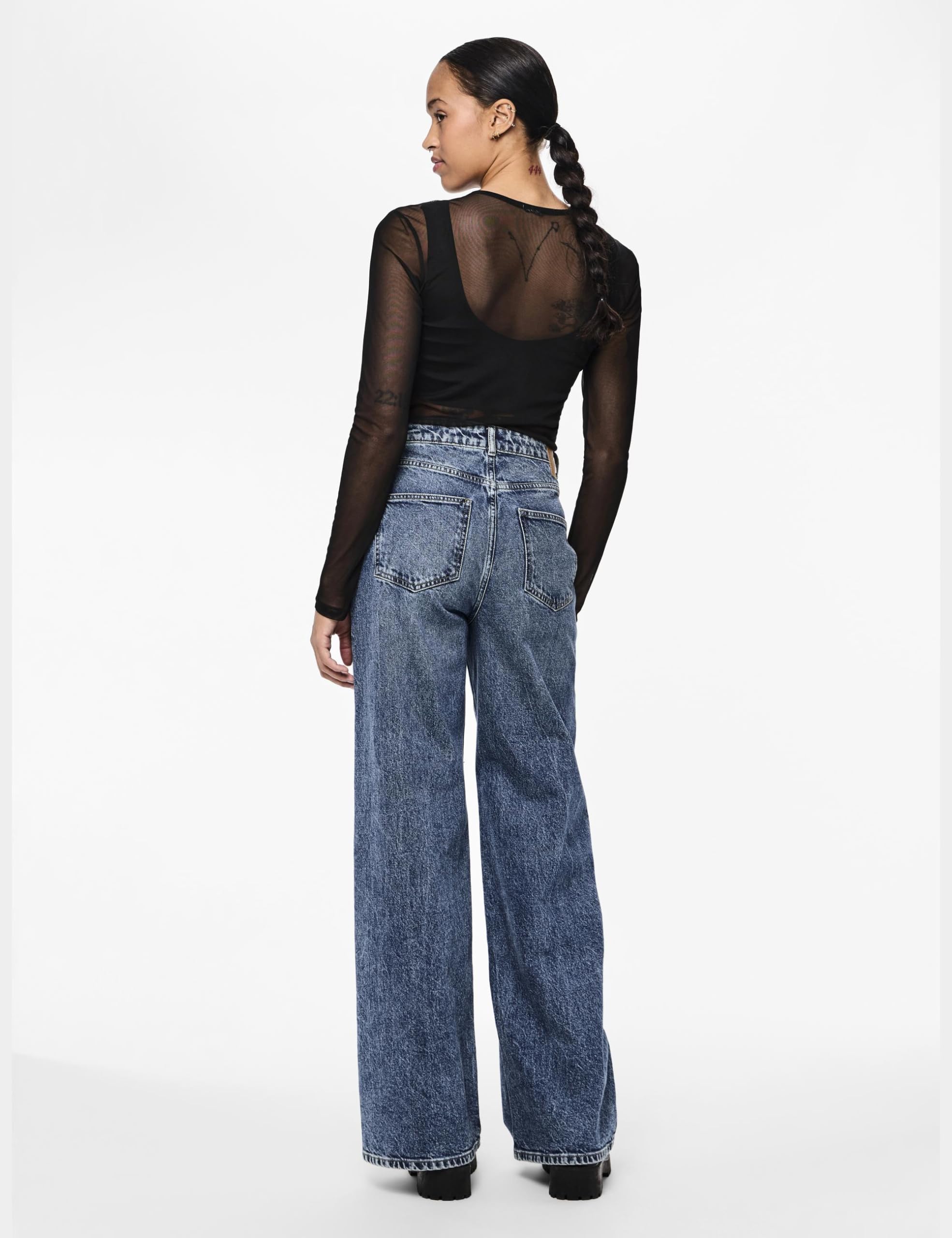 PIECES Jean Large Femme