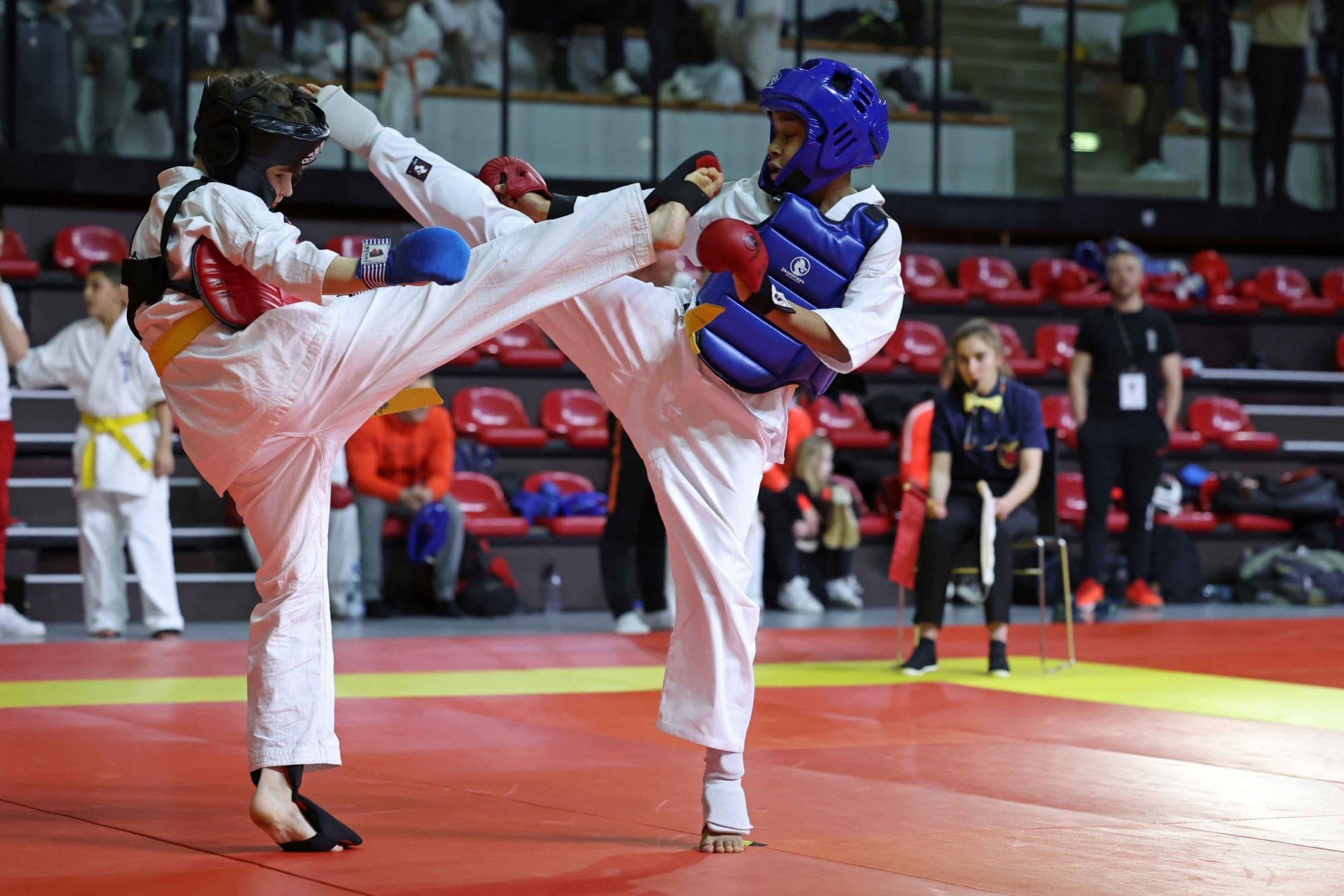BUDOFIGHT Kimono de karaté Initiation blanc