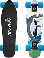 Vista 8 de KO-ON Skateboard Patinetas Completas Skateboards de 22 Pulgadas Mini Cruiser Skateboards para Principiantes, Niños, Chicos y Chicas
