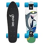 KO-ON Skateboard Complete Skateboards 22 Inch Mini Cruiser Skateboards for Beginners Kids Boys and Girls (Castor T-Rex)
