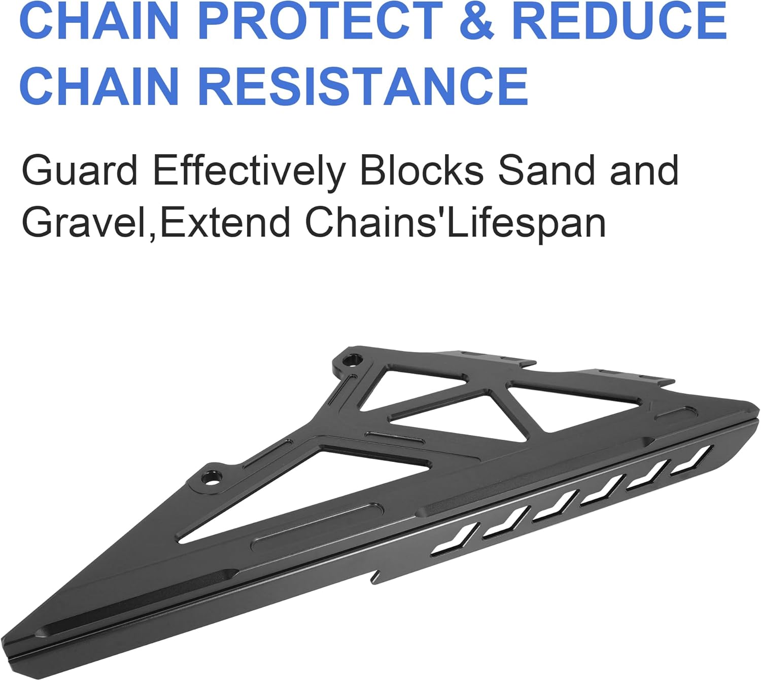 Chain Guard 6061 Aluminum,CNC Chain Cover for Electric Dirt Bike Sur Ron Light Bee S/X/S, Segway X260/ X160, Black