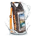 Pelican Marine IP68 Waterproof Dry Bag 2L - Roll Top Waterproof Backpack w/Phone Case/Pouch - Boating & Kayak Accessories - Essentials for Camping Swimming Beach Fishing Rafting Travel - Hunter Camo